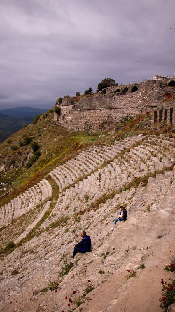 Ancient Greek Amphitheater Ruins