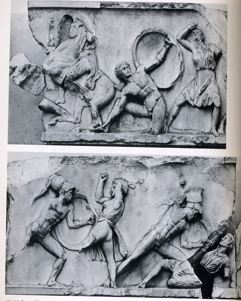 Ancient Greek Battle Friezes