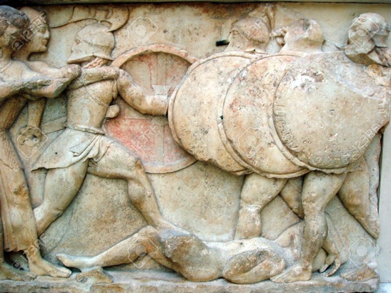 Ancient Greek Battle Friezes