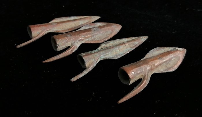 Ancient Greek Bronze Arrowheads