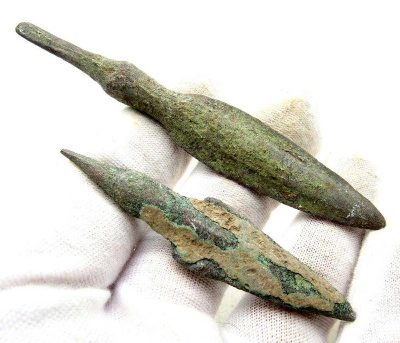 Ancient Greek Bronze Arrowheads