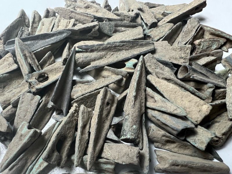 Ancient Greek Bronze Arrowheads