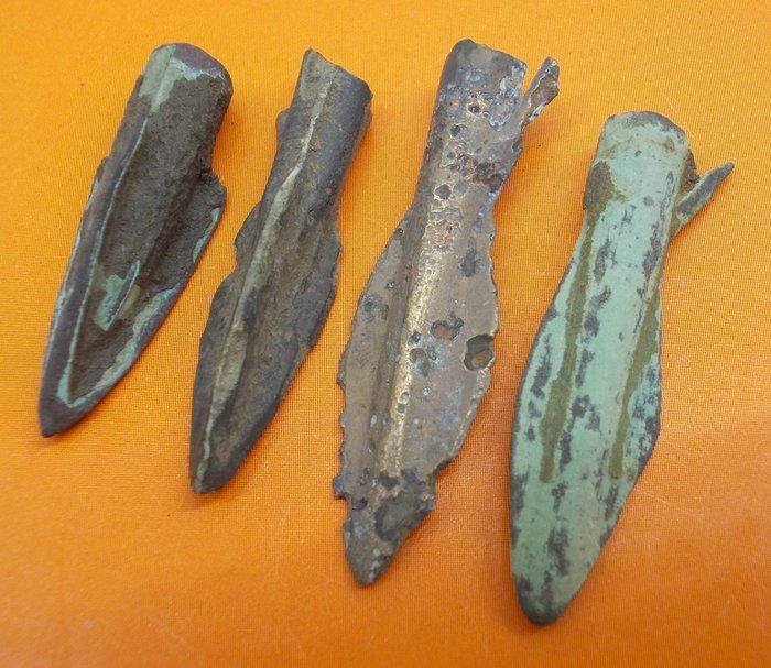Ancient Greek Bronze Arrowheads