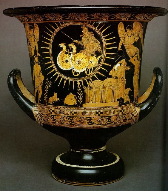 Ancient Greek Chariot Vase Painting