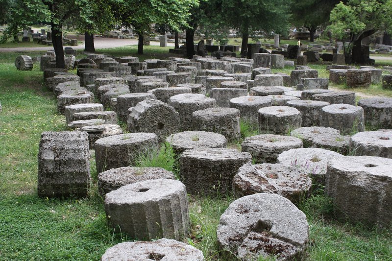 Ancient Greek Column Drum Segments