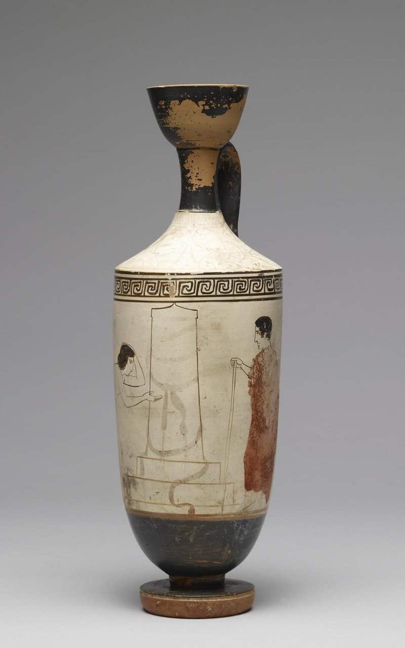 Ancient Greek Funerary Lekythos