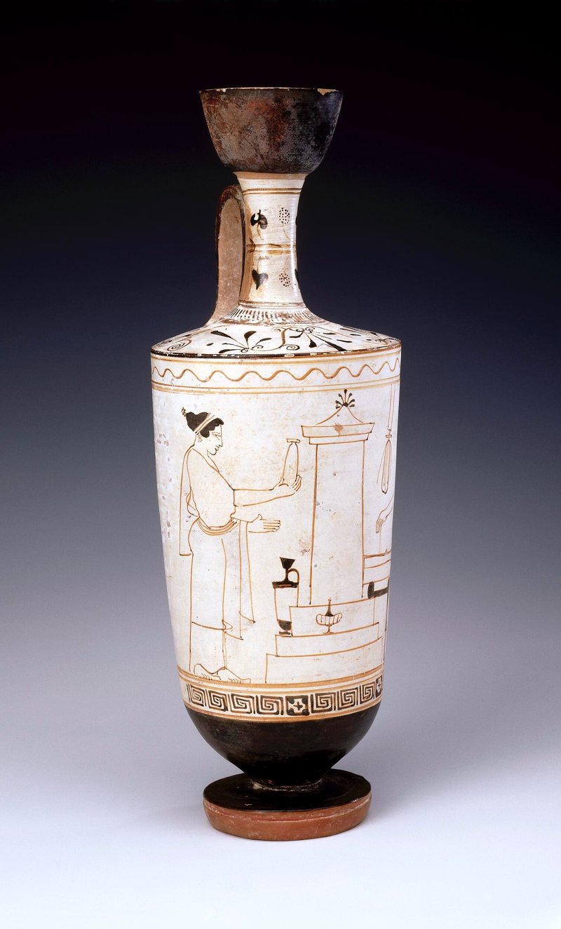 Ancient Greek Funerary Lekythos