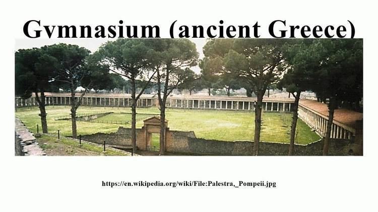 Ancient Greek Gymnasium Foundations
