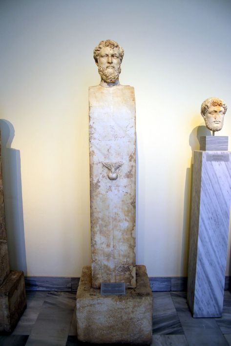 Ancient Greek Herm Statues