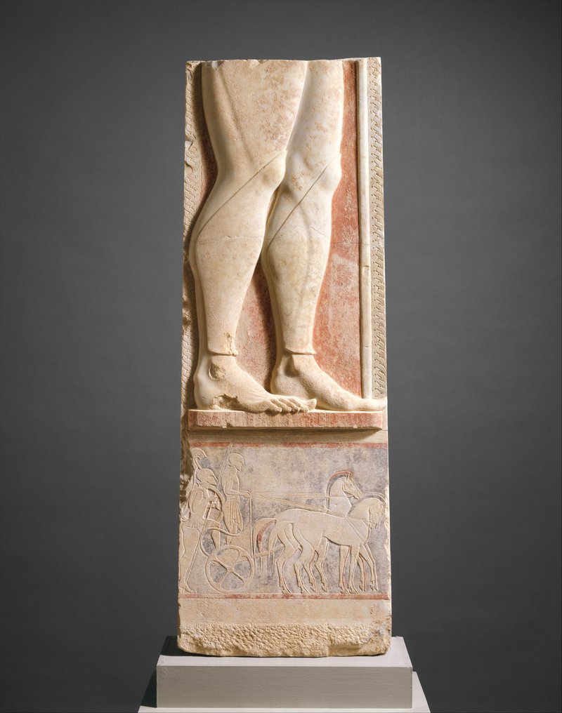 Ancient Greek Hoplite Grave Steles