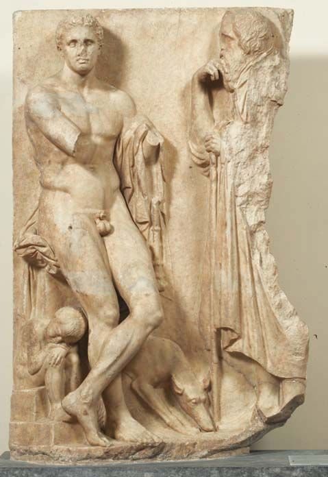 Ancient Greek Hoplite Grave Steles