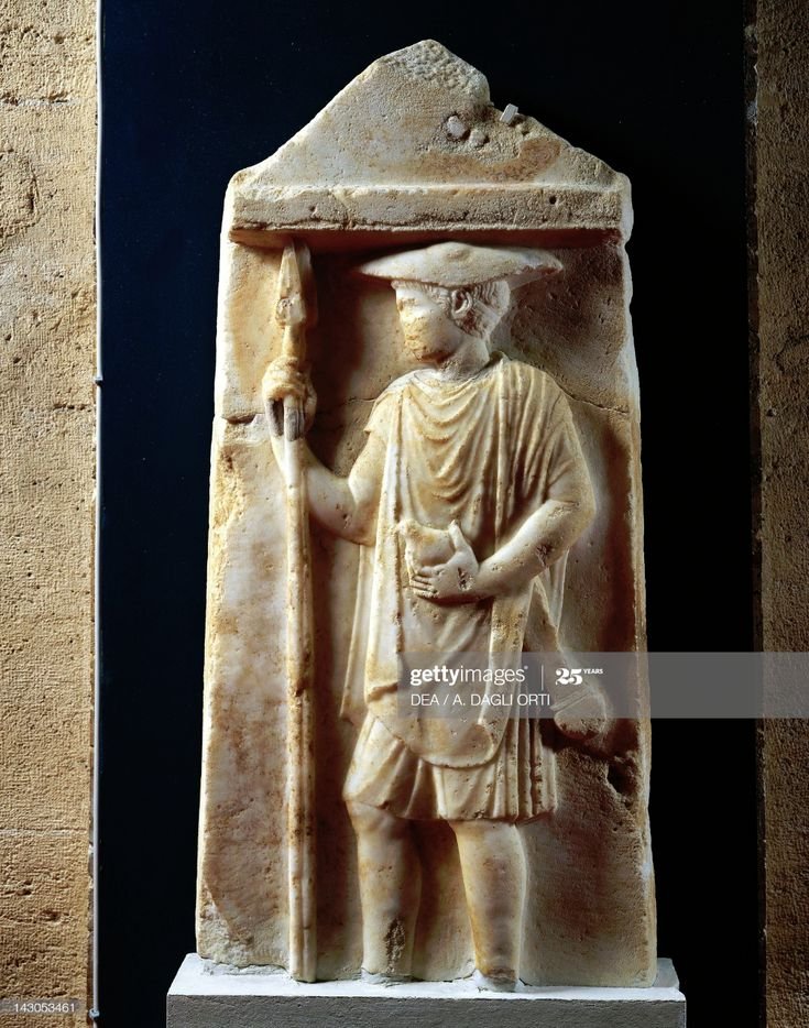 Ancient Greek Hoplite Grave Steles