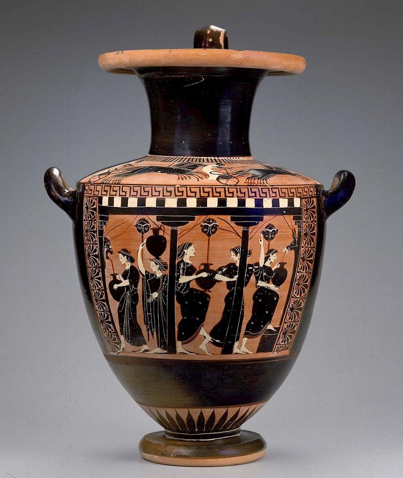Ancient Greek Hydria Water Jar