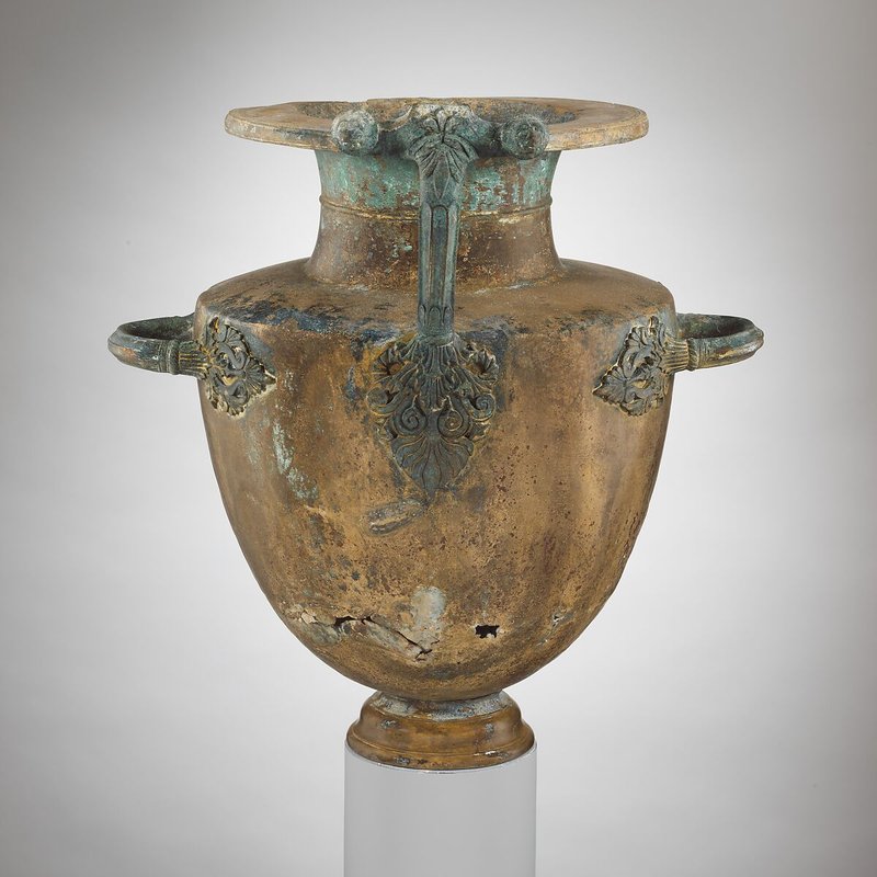 Ancient Greek Hydria Water Jar