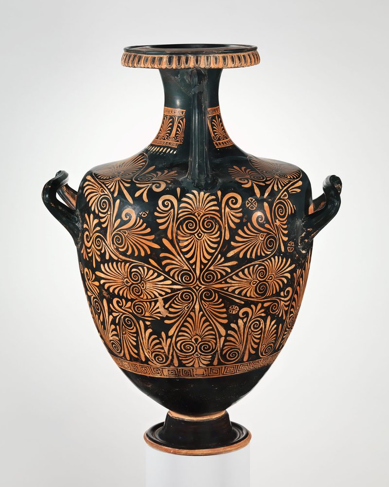 Ancient Greek Hydria Water Jar