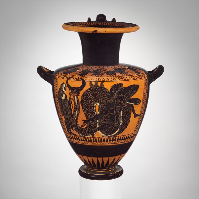 Ancient Greek Hydria Water Jar