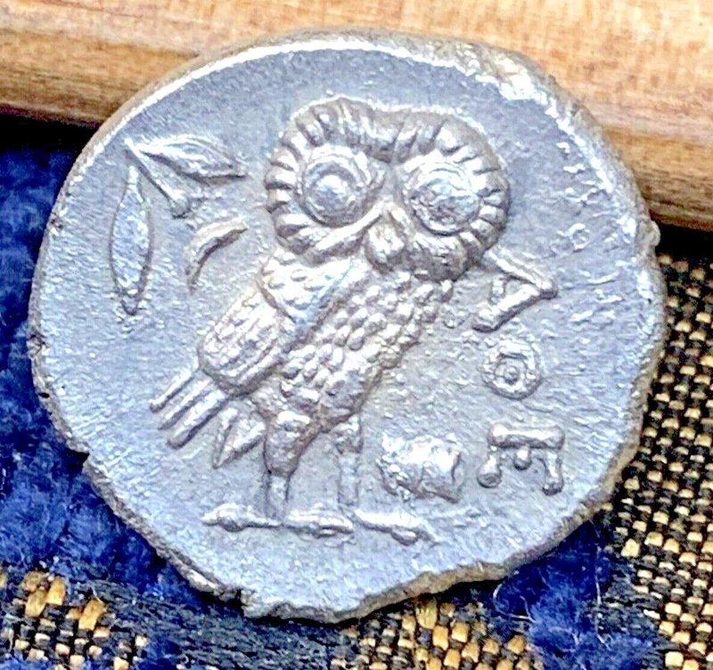 Ancient Greek Owl Coins From Athens