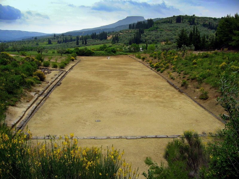 Ancient Greek Stadium At Nemea