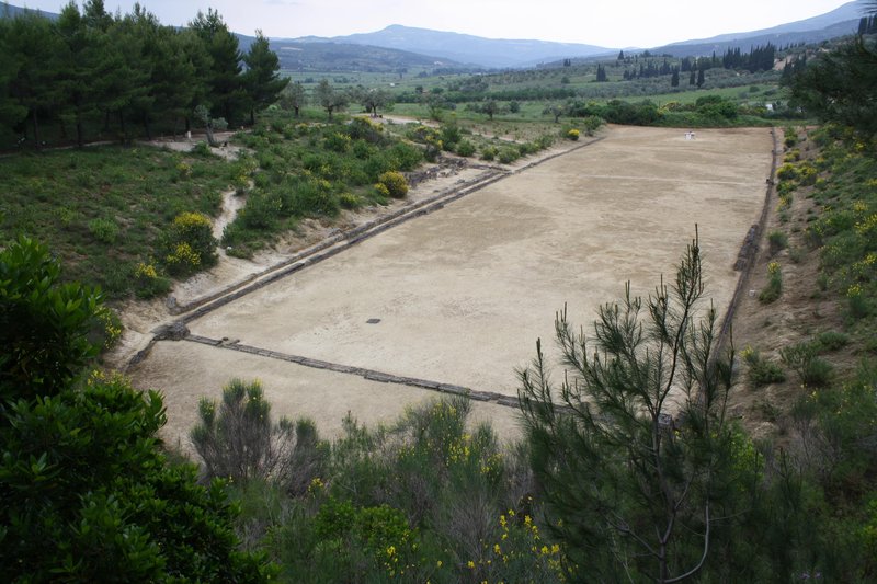 Ancient Greek Stadium At Nemea