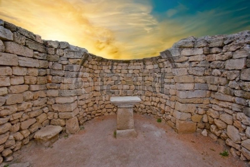 Ancient Greek Stone Altar Bases