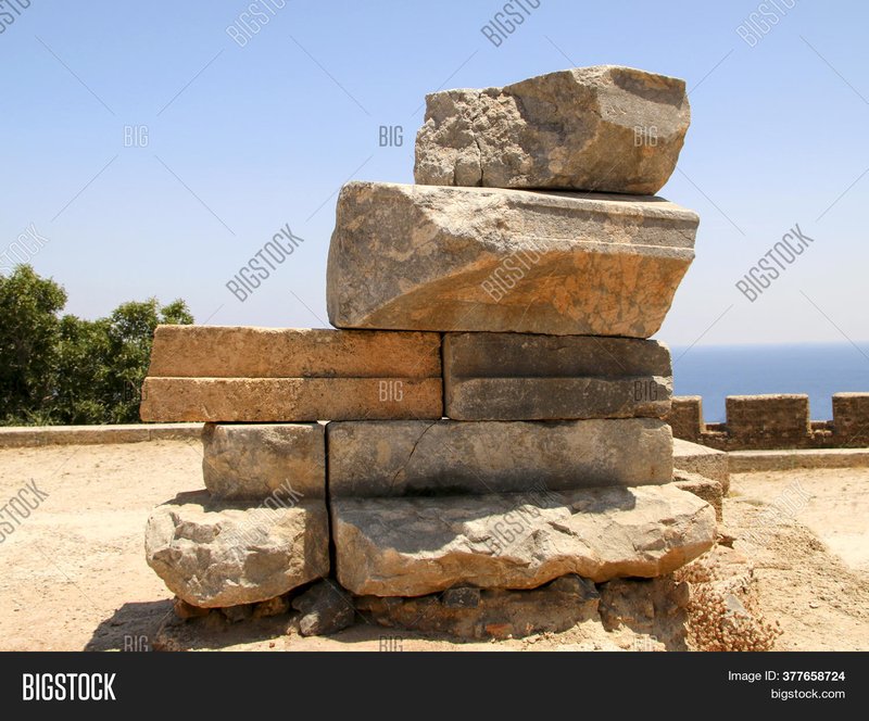 Ancient Greek Stone Altar Bases