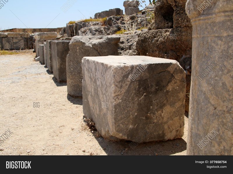 Ancient Greek Stone Altar Bases