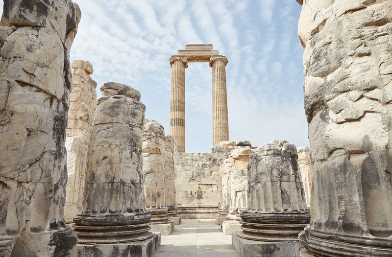 Ancient Greek Temple Of Apollo At Didyma