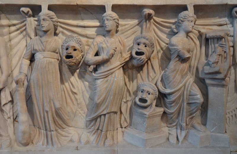 Ancient Greek Theater Masks