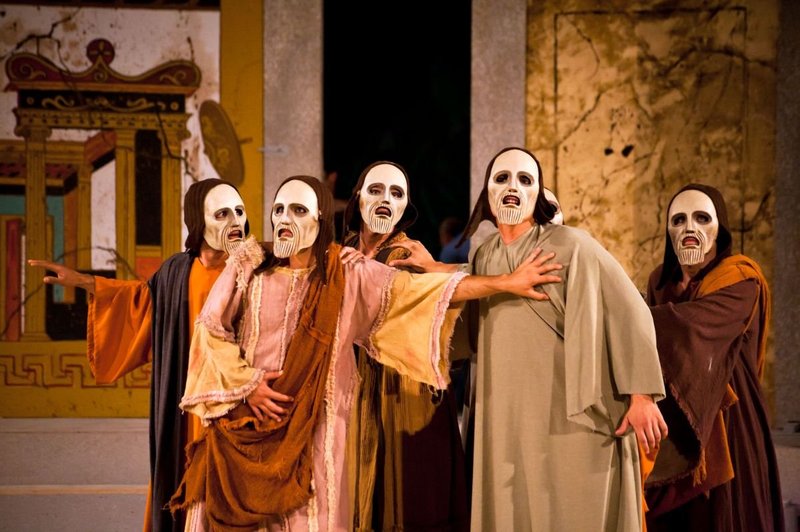 Ancient Greek Theater Masks
