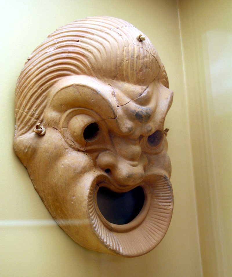 Ancient Greek Theater Masks