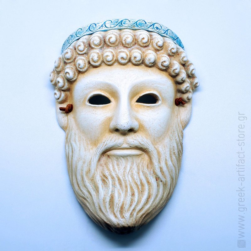 Ancient Greek Theatre Mask Artifacts