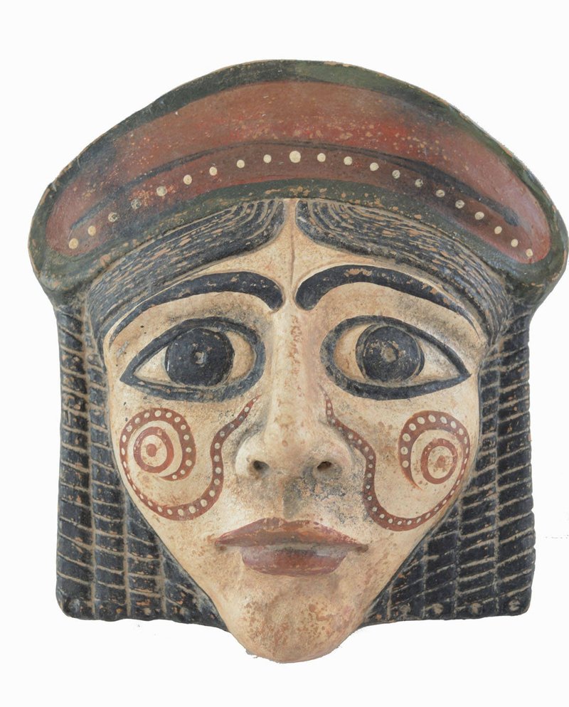 Ancient Greek Theatre Mask Artifacts