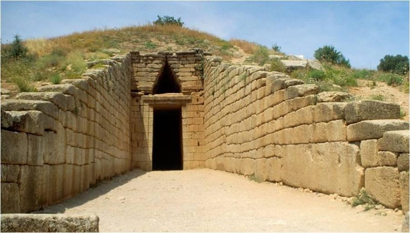 Ancient Greek Tholos Tomb Of Atreus