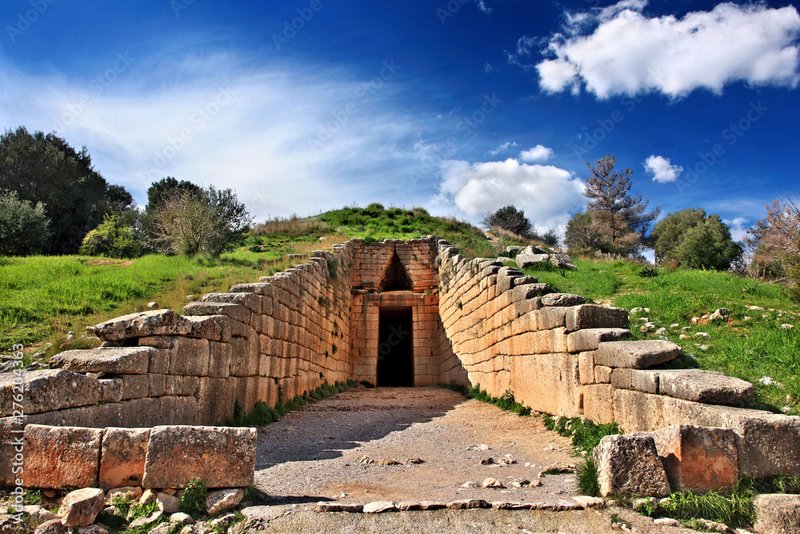Ancient Greek Tholos Tomb Of Atreus