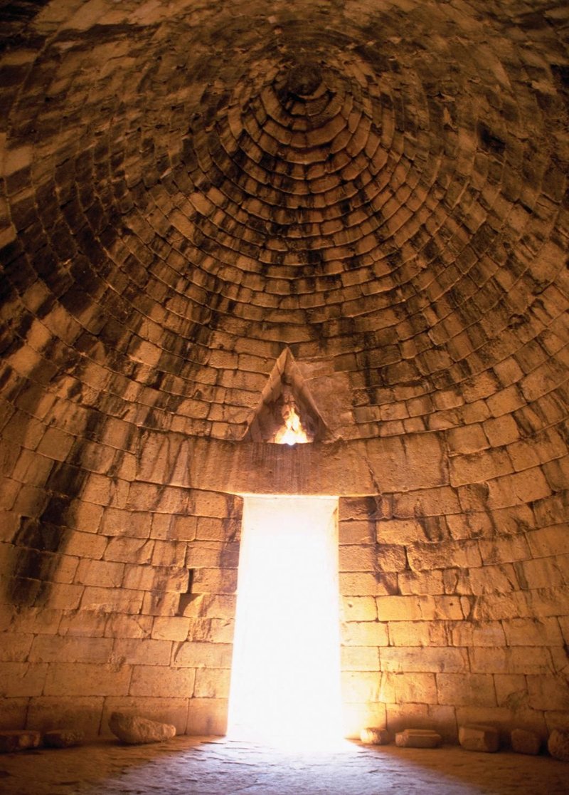 Ancient Greek Tholos Tomb Of Atreus