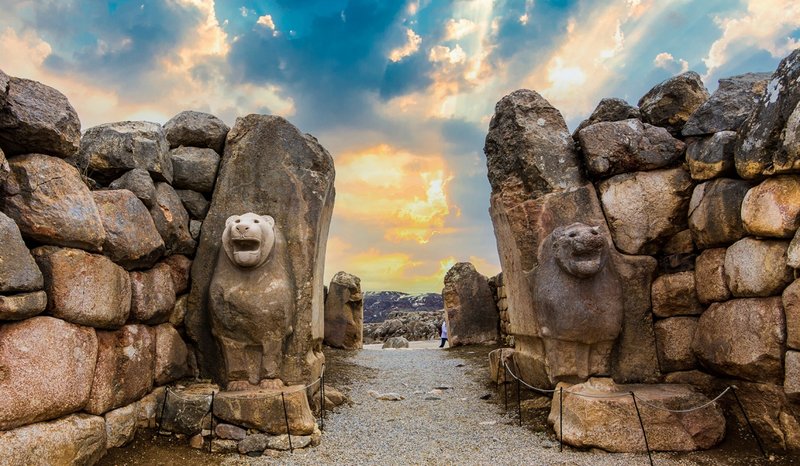 Ancient Hattusa Temple Ruins