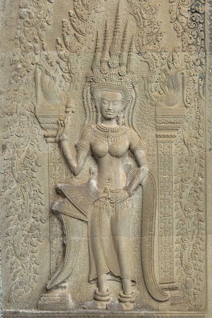 Ancient Hindu Temple Carvings Of Apsaras