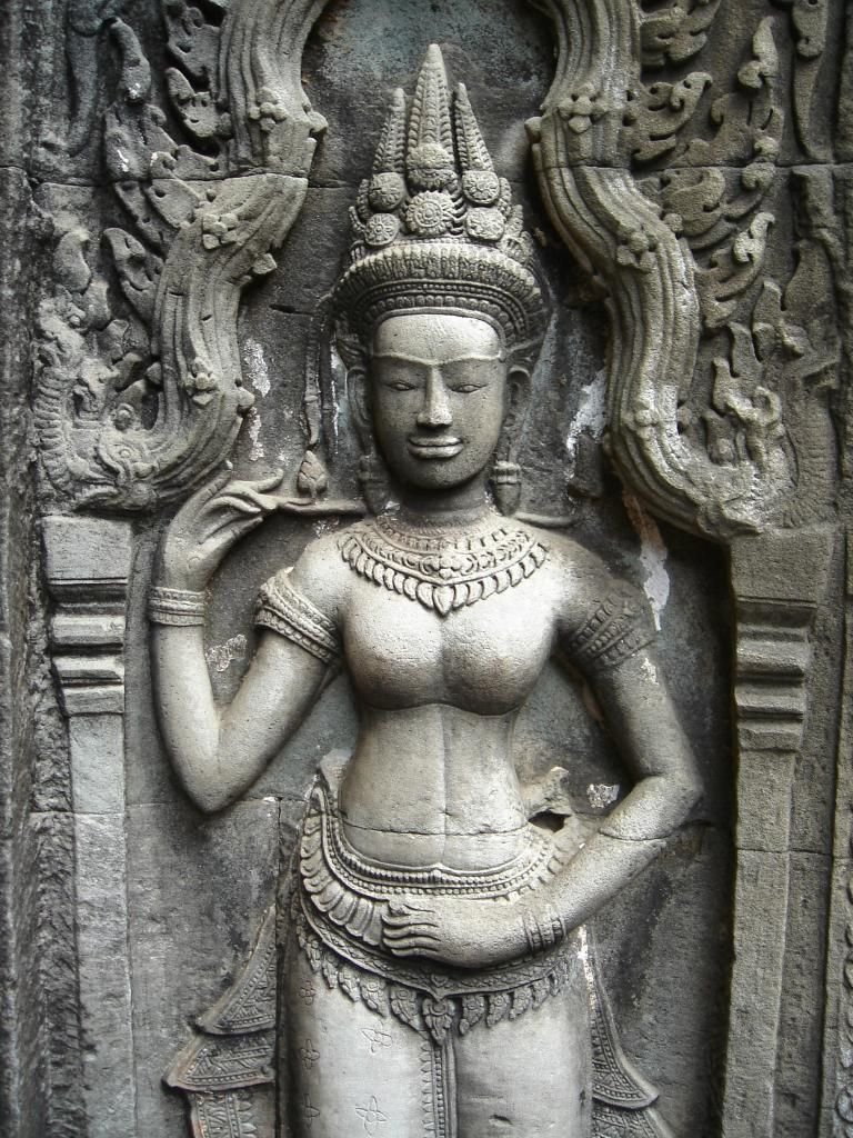 Ancient Hindu Temple Carvings Of Apsaras
