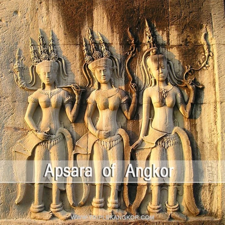 Ancient Hindu Temple Carvings Of Apsaras