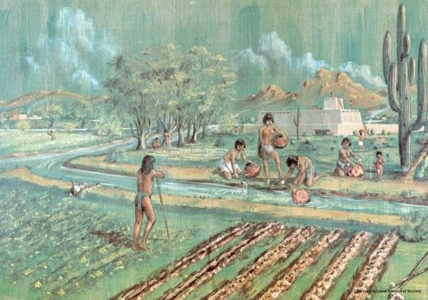 Ancient Hohokam Irrigation Canals