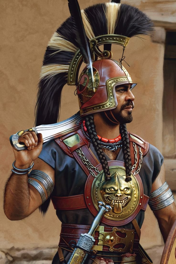 Ancient Iberian Warrior Stele
