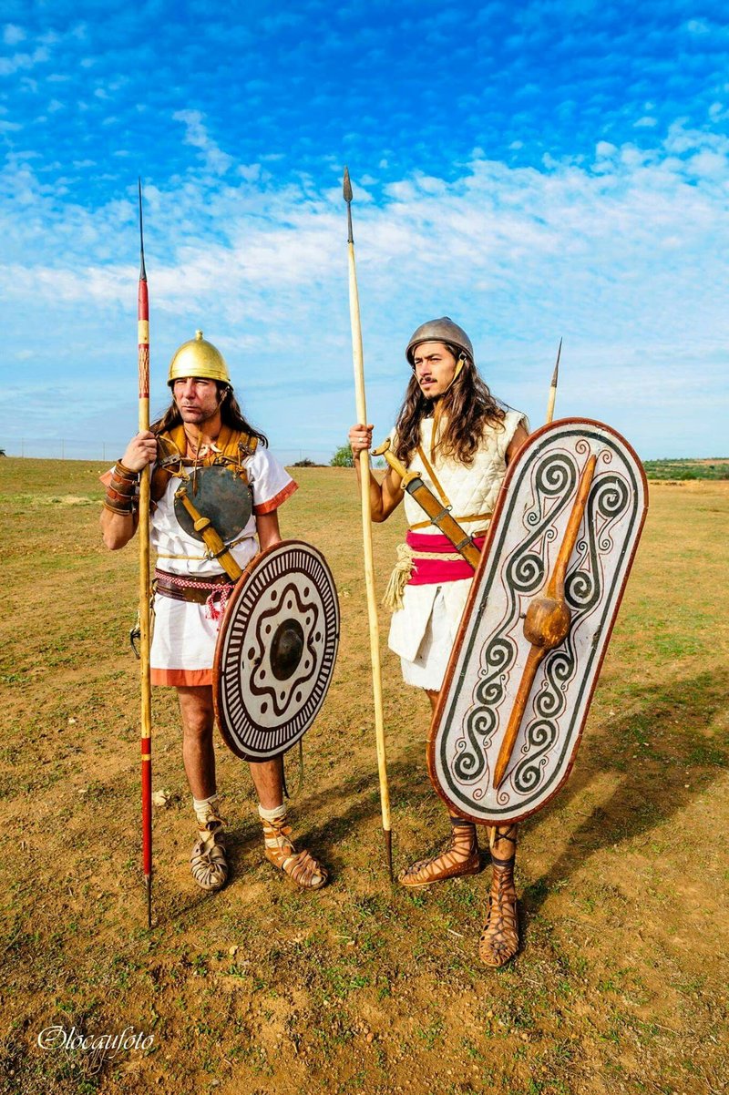 Ancient Iberian Warrior Stele