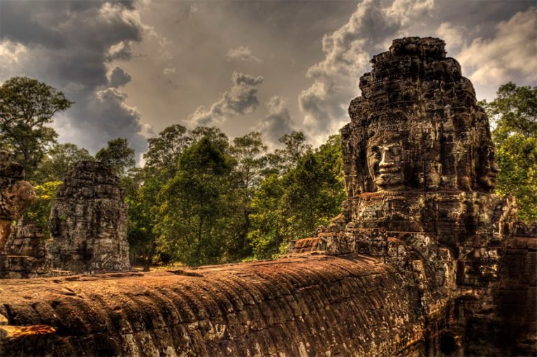 Ancient Indian Vishnu Temple Ruins