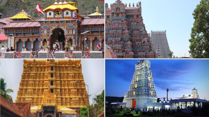 Ancient Indian Vishnu Temple Ruins