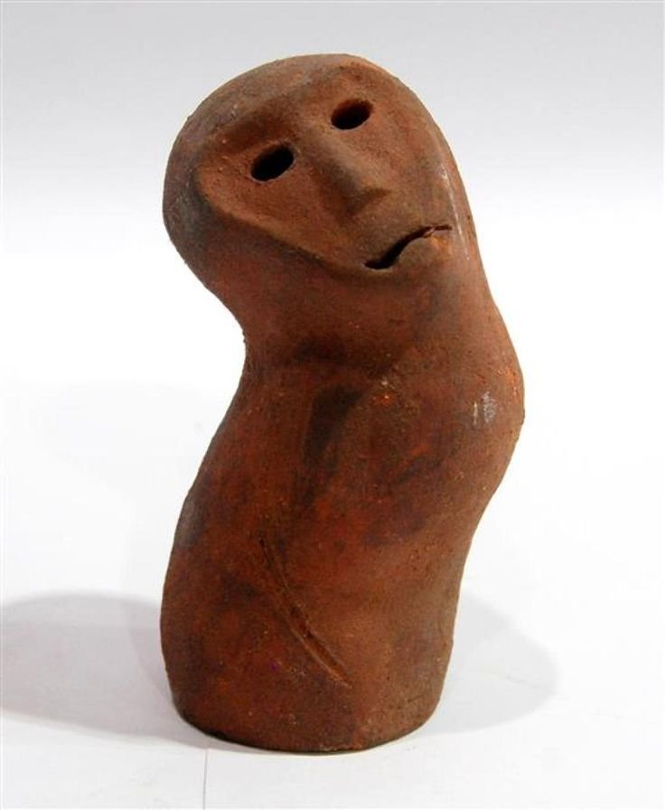 Ancient Japanese Haniwa Clay Figures