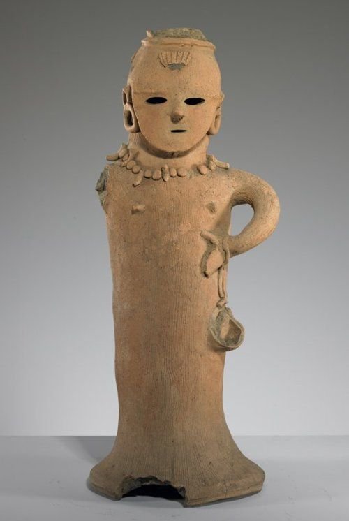 Ancient Japanese Haniwa Clay Figures