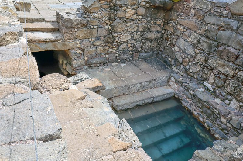 Ancient Jewish Mikveh Bath Ruins