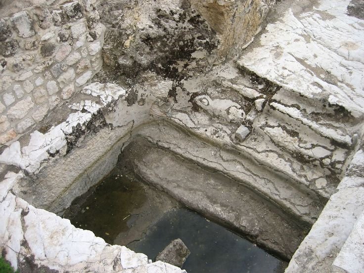 Ancient Jewish Mikveh Bath Ruins