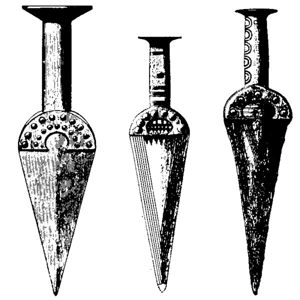 Ancient Korean Bronze Daggers<span class=