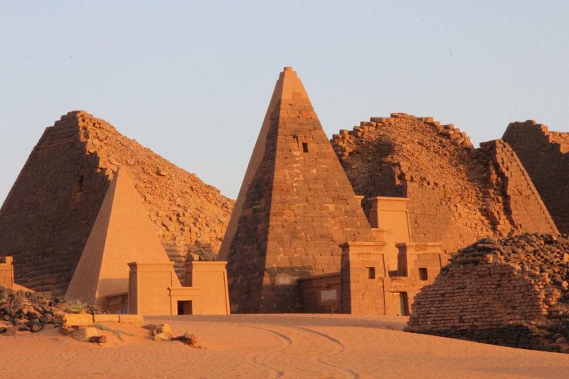 Ancient Kushite Pyramid Tombs